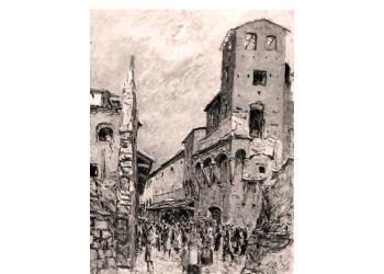 Ponte Vecchio - Rovine di Firenze Ponte Vecchio - Rovine di Firenze